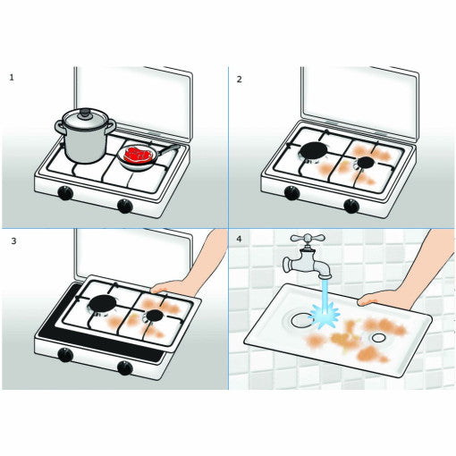 Parker® Fornello Parker A Gas 2F Inox