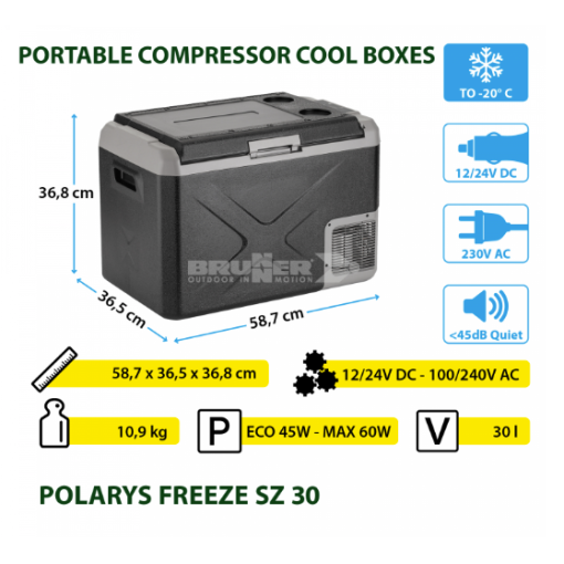  Frigo Portatile Brunner Polarys Freeze SZ 30