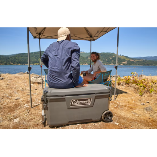  Ghiacciaia Coleman Convoy 100 Qt Wheeled