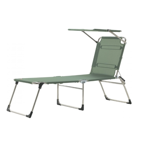  Lettino Fiam Amigo H.40 C/parasole Verde