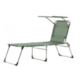  Lettino Fiam Amigo H.40 C/parasole Verde