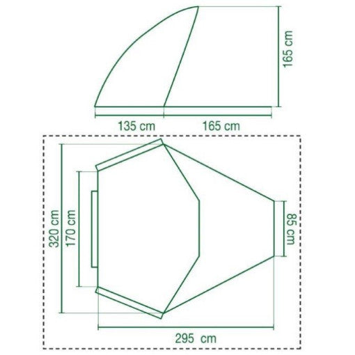  Parasole Coleman Sundome XL