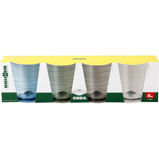  Set Bicchieri Brunner Onda