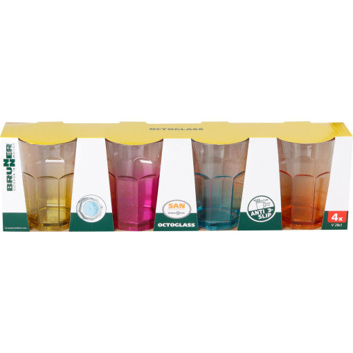  Set Bicchieri Brunner Octoglass