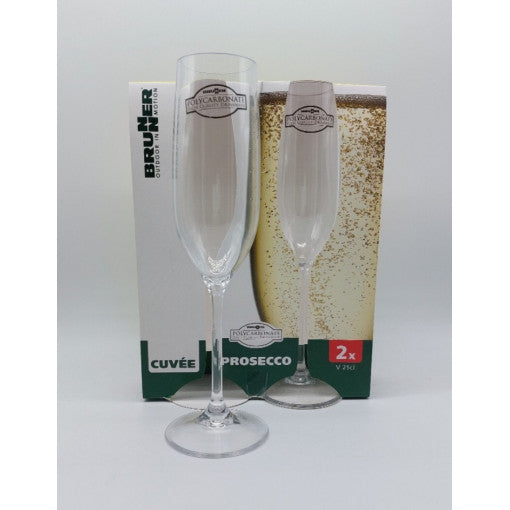  Set Calici Brunner Prosecco Glass