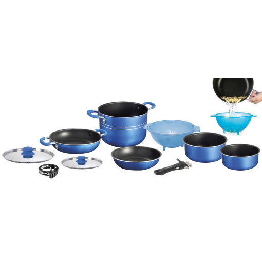  Set Pentole Brunner Skipper 9 + 1 Ø 24 Cm
