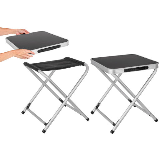  Sgabello E Ripiano Brunner Hoggy Set