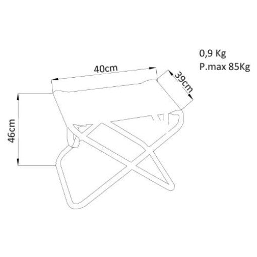  Sgabello In Alluminio Cosma
