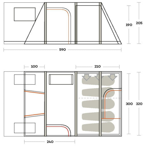  Tenda Ferrino Altair 5