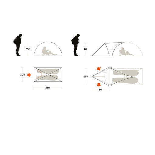 Tenda Ferrino Extreme 2
