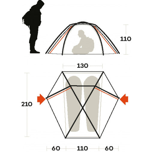  Tenda Ferrino Force 2