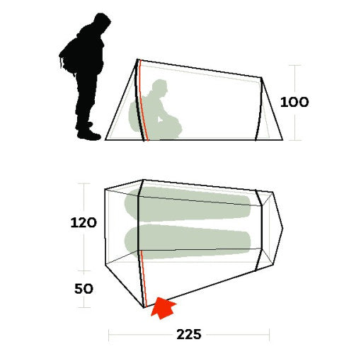  Tenda Ferrino Lightent 2 PRO