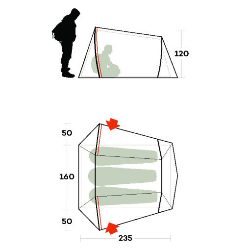  Tenda Ferrino Lightent 3 PRO