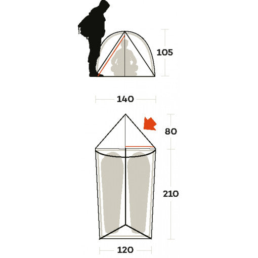  Tenda Ferrino Manaslu 2