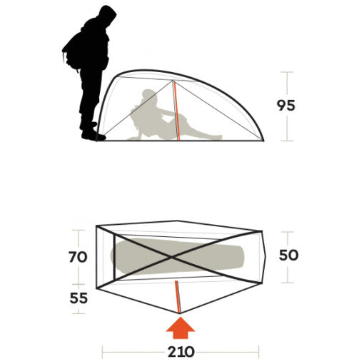  Tenda Ferrino Nemesi 1 PRO