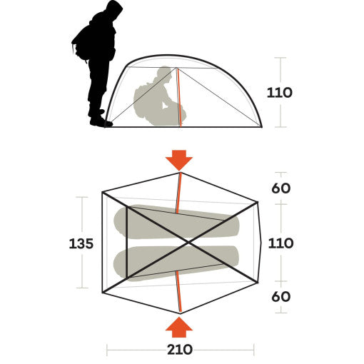  Tenda Ferrino Nemesi 2 PRO