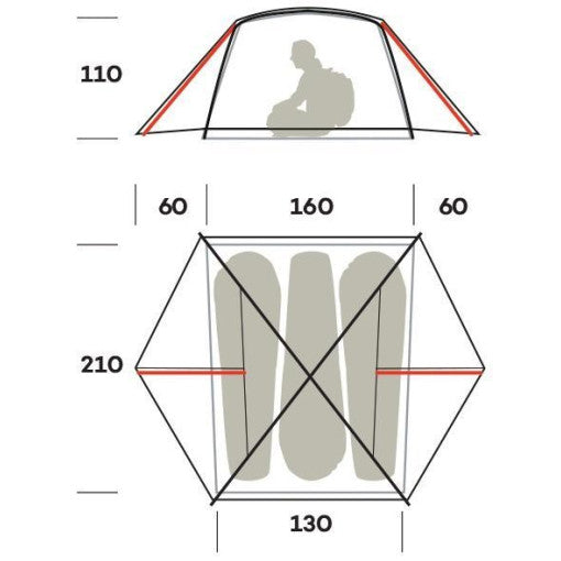  Tenda Ferrino Nemesi 3 PRO