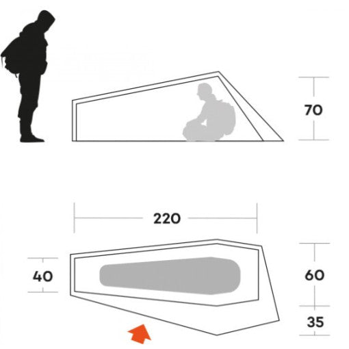  Tenda Ferrino Piuma 1