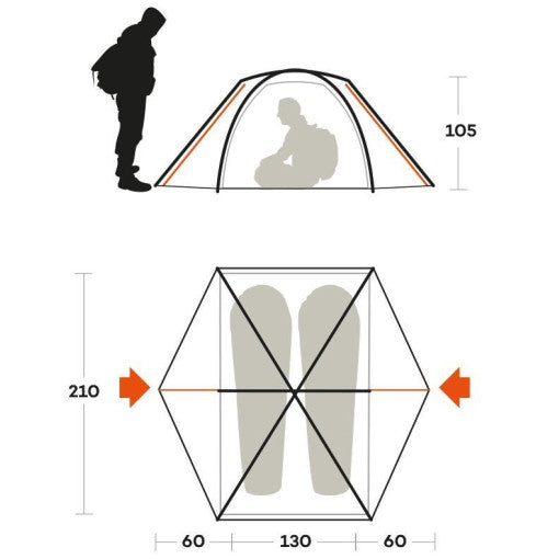  Tenda Ferrino Rift 2