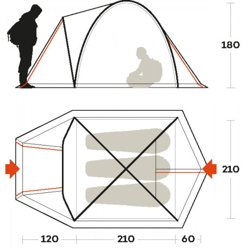  Tenda Ferrino Shaba 3