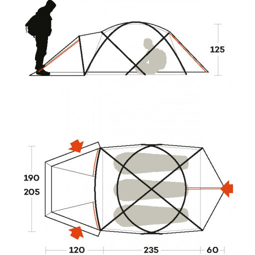  Tenda Ferrino Snowbound 3