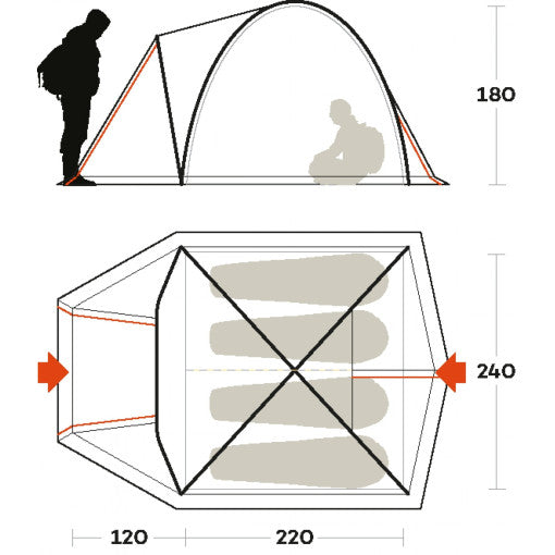  Tenda Ferrino Tenere 4